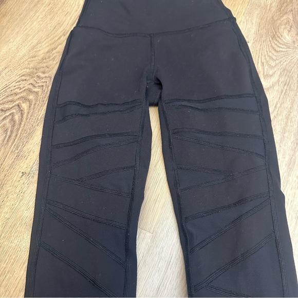 Lululemon Wunder Under Pant (Hi-Rise) *Tech Mesh 28" Black - Picture 11 of 11